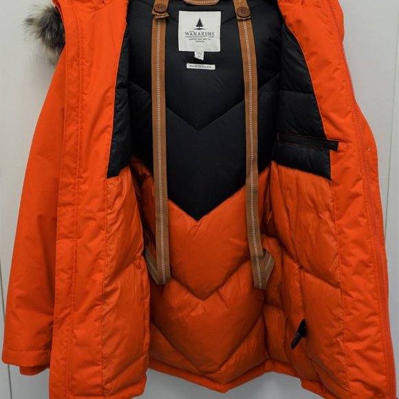 Wanakome Icarus Parka Down Fill Orange - Picture 5 of 5